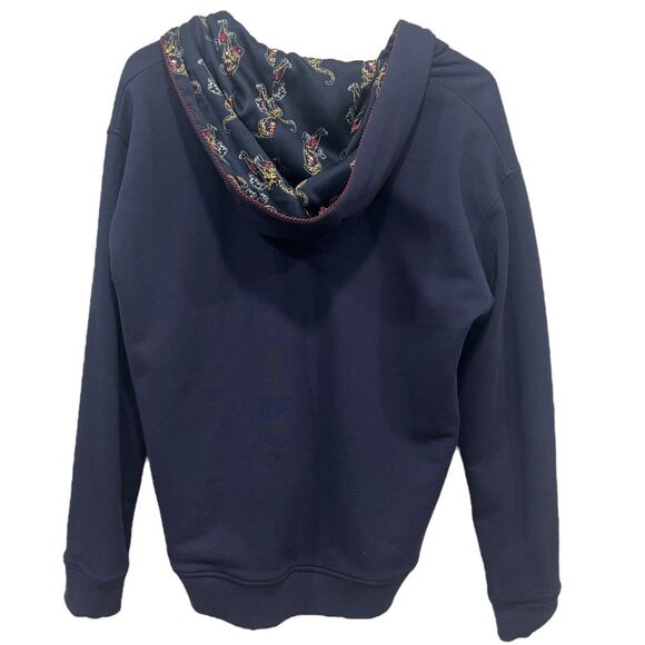 Sandro Paris Hoodie Jacket Reversible Zip-up H16 Issey Marine Size 3 (L) Tiger - Picture 6 of 10